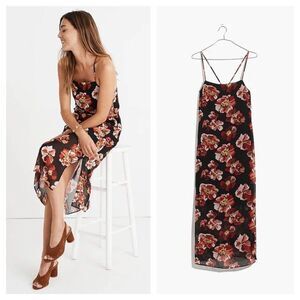 Apron Slip Dress in French Rose
